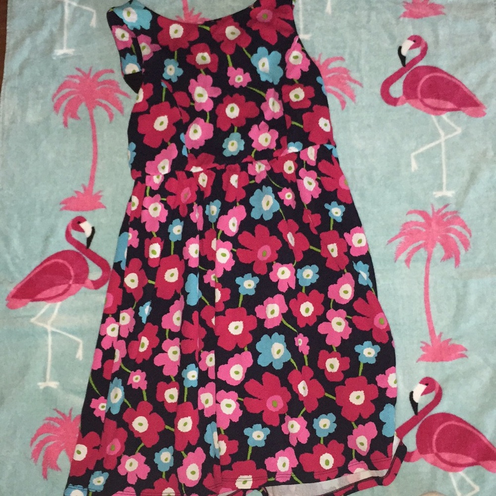 A flowered dress